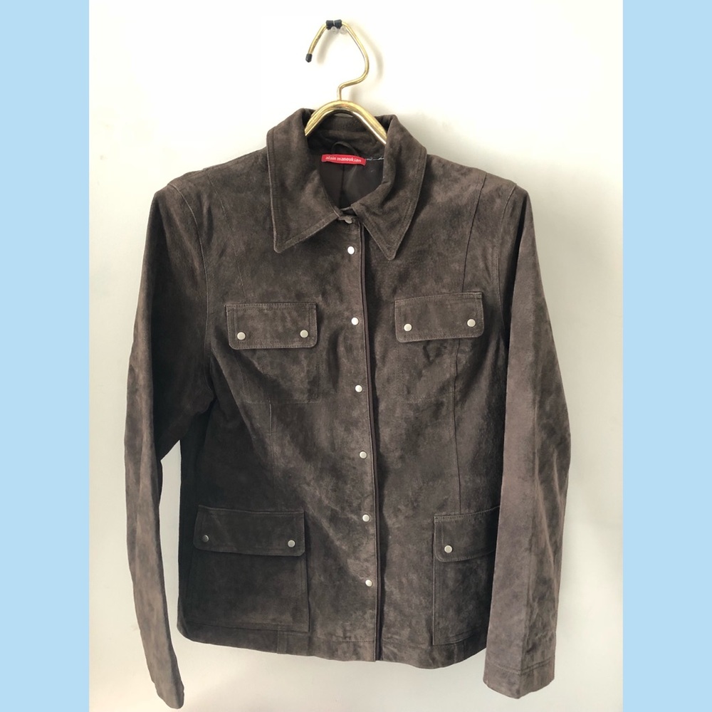 Alain Manoukian Dark Brown Seude Jacket